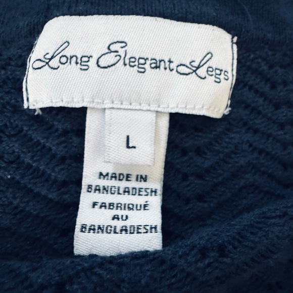 Long Elegant Legs | Chevron Pointelle Cardigan - Picture 7 of 7